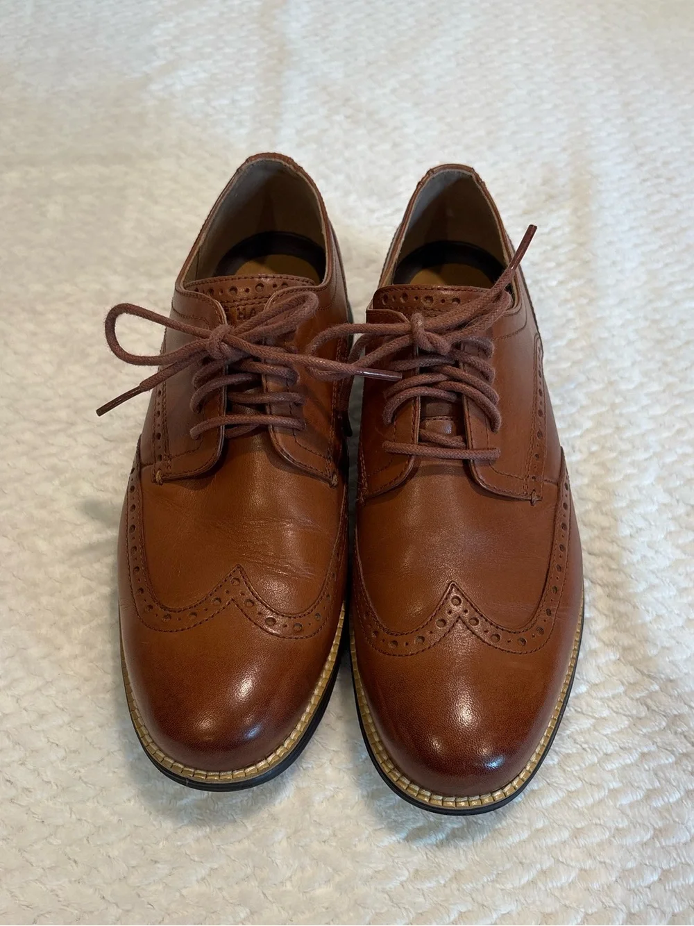 Cole Haan Zero Grand Men’s Tan Oxford Size 8